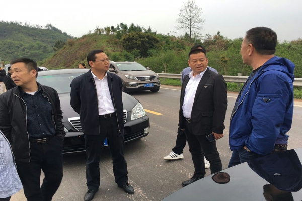 4.14蓮都區(qū)領(lǐng)導(dǎo)赴現(xiàn)場(chǎng)調(diào)研，關(guān)心支持公司發(fā)展后勁